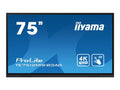 TieDex UK iiyama ProLite TE7512MIS-B3AG 75" Class (74.5" viewable) LED-backlit LCD display - 4K - for digital signage / interactive communication
