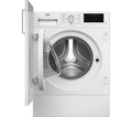 TieDex UK BEKO bPro 500 RecycledTub WDIK854441 WiFi-enabled Integrated 8 kg Washer Dryer