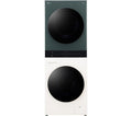 TieDex UK LG WashTower AI Direct Drive WT1210NBTN1 WiFi-enabled 12 kg Washer Dryer - Green & Beige