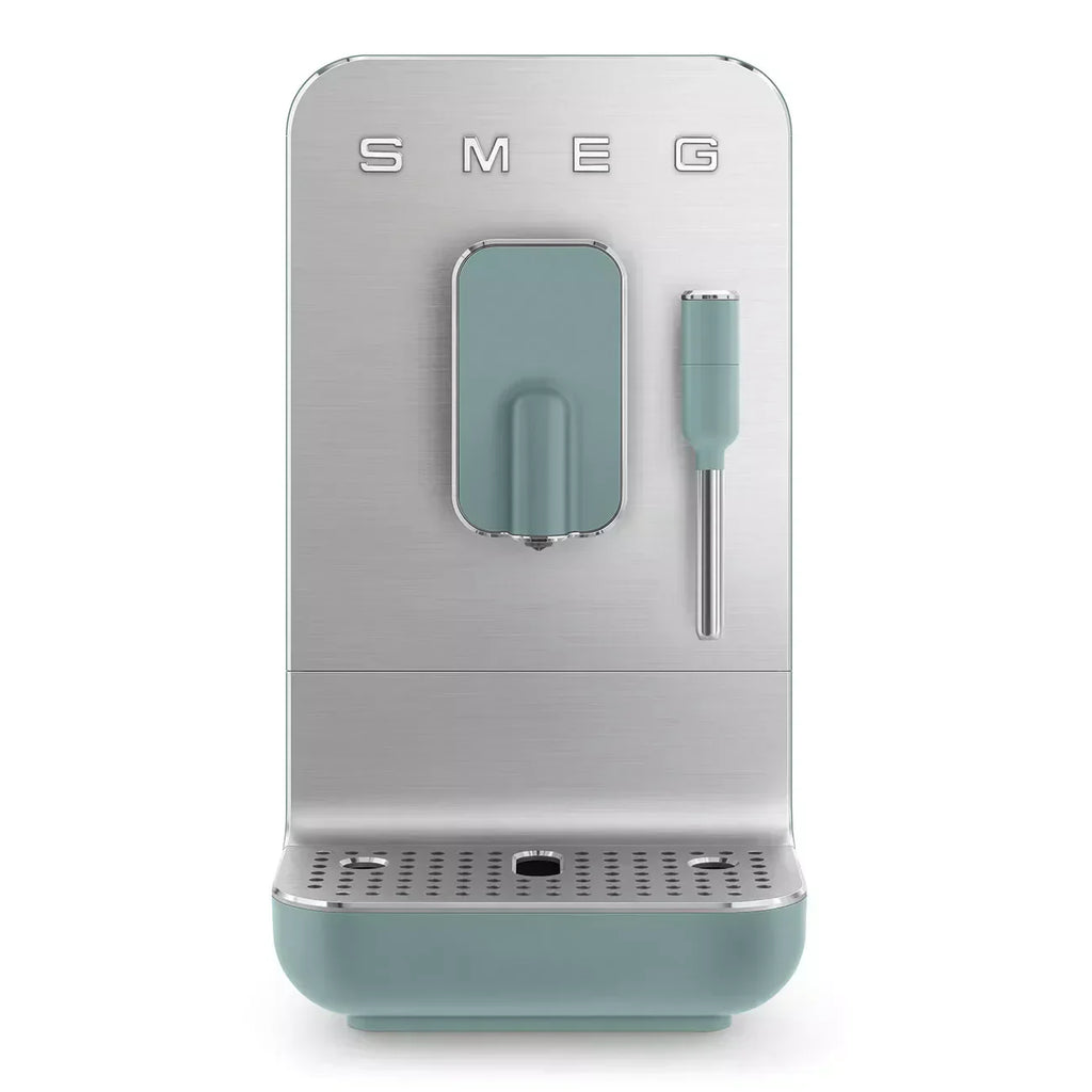 Smeg BCC12EGMUK Retro Bean to Cup Espresso Coffee Machine Emerald